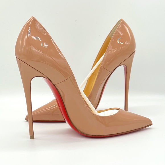 NIB So Kate Patent Nude 120mm